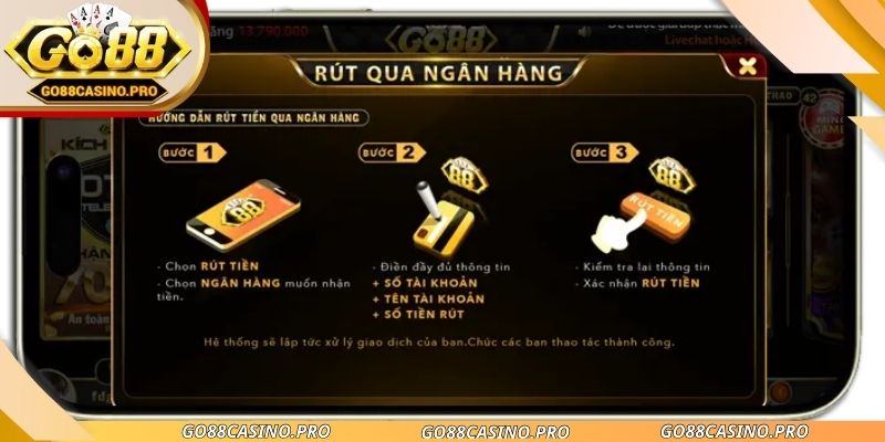 Rút Tiền Go88 - Hướng Dẫn Chi Tiết, Rõ Ràng Cho Người Chơi